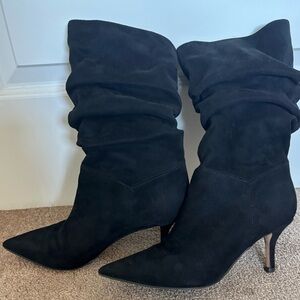 Nine West Black Suede Women's Boots